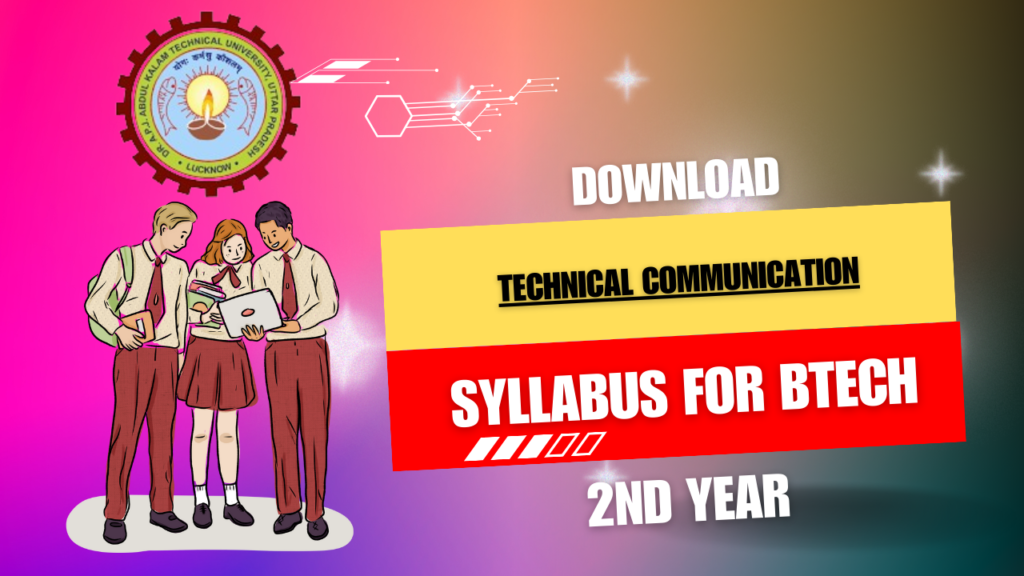 DOWNLOAD TECHNICAL COMMUNICATION AKTU SYLLABUS BTECH 2ND YEAR