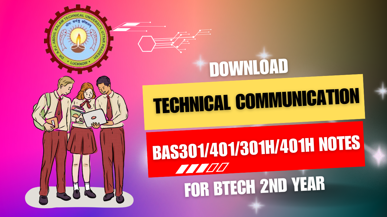 Download Technical Communication Aktu Notes - Aktu Notes Hub